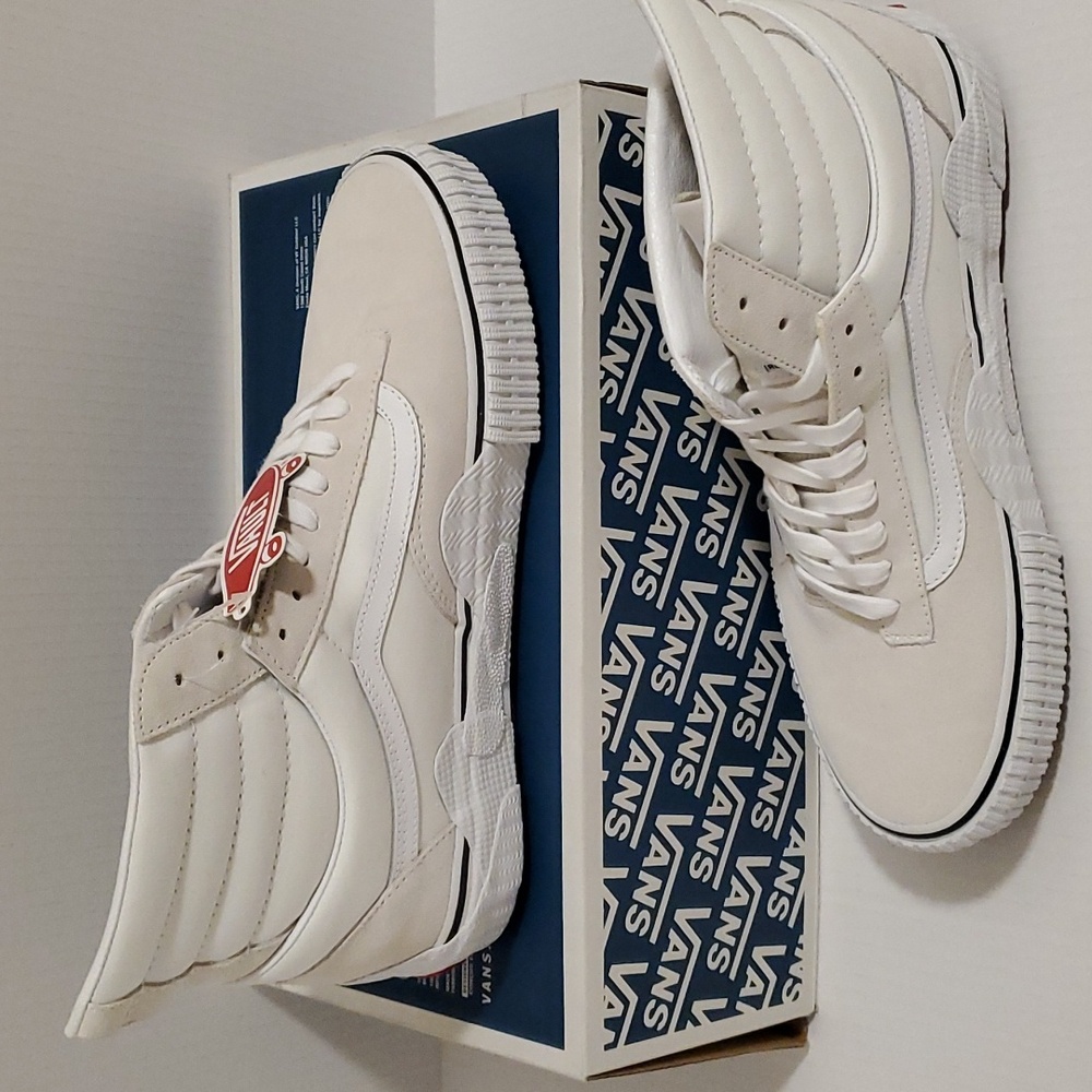 Vans Cap Mash High LX 'White' VN0A4UWP1VM / Men's Sz 10.5 - Picture 3 of 8